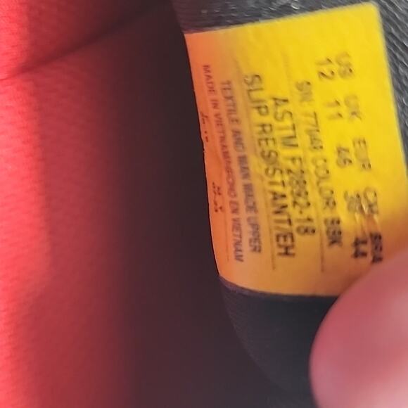 SKECHERS WORK RELAXED-FIT MEMORY FOAM WATER SLIP RESISTANT MENS 12 NWB BLACK ⚫️ - Picture 15 of 16